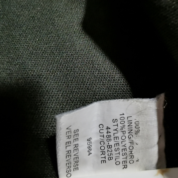 City Triangles Army Green Crepe One Shoulder Embroidered Mini Dress - Picture 8 of 10